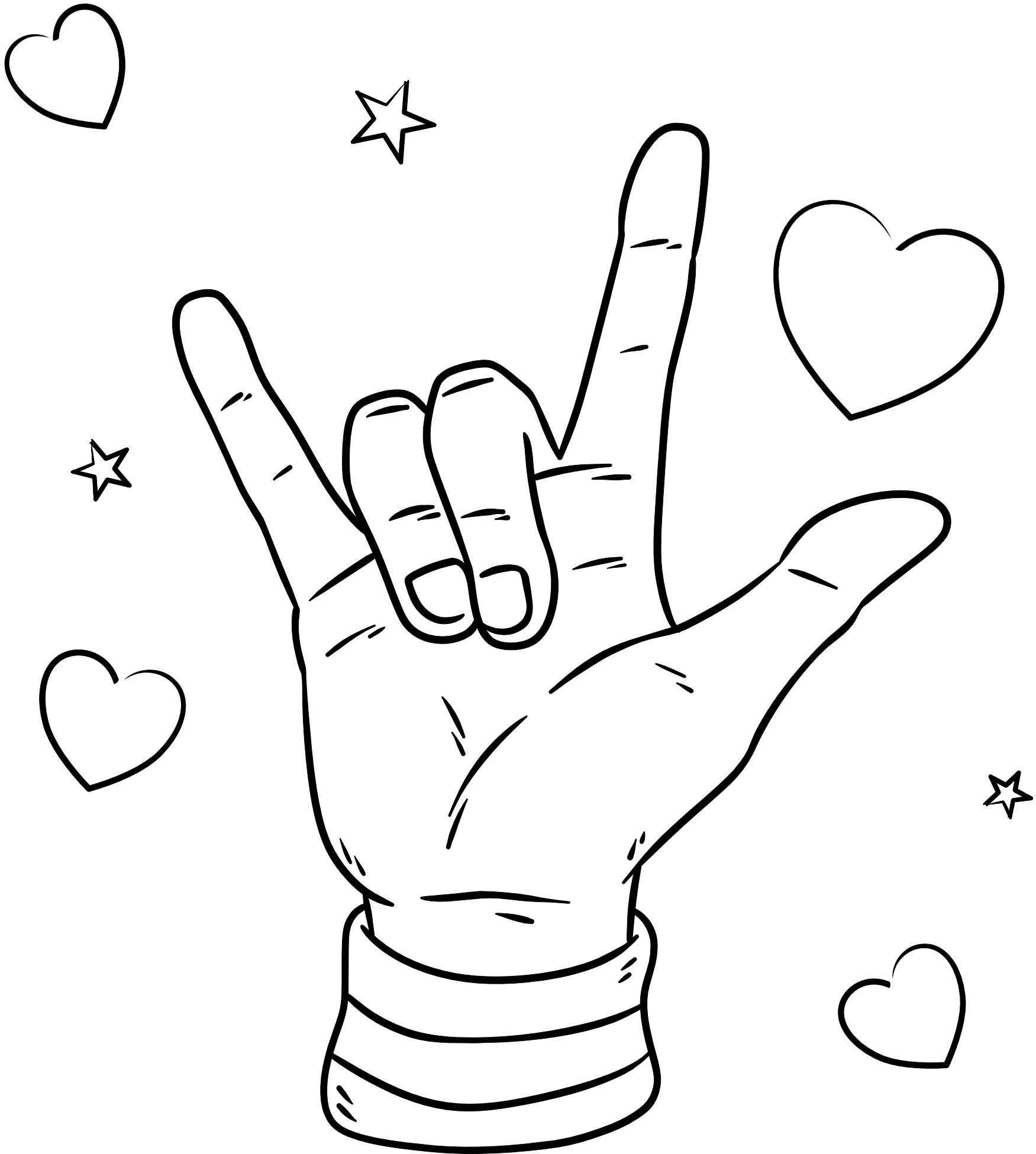 Dibujo-seña-ILY